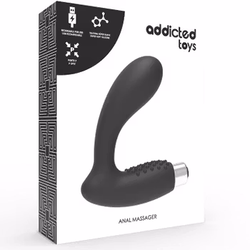 Addicted - Anal massager, Rechargeable prostatic vibrator, Model 5