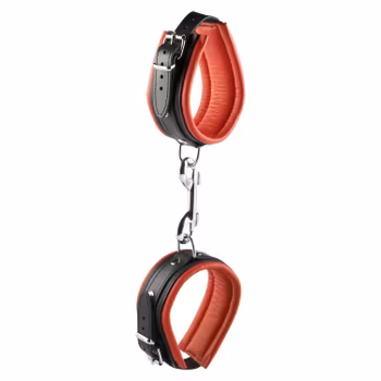 Hidden Desire, hand cuffs, röd/svarta