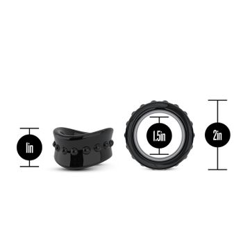 Stay Hard - Beef Ball Stretcher, Black