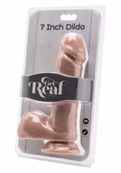 Get Real - Dildo 7 inch with Balls