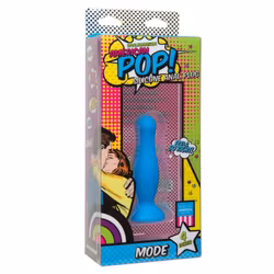 POP! Mode Anal Plug 4  Inch, blå