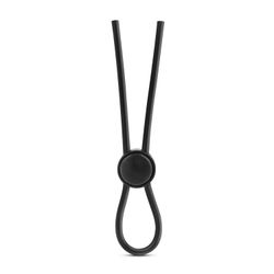 Stay Hard - Silicone Loop Cock Ring, Svart
