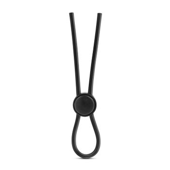Stay Hard - Silicone Loop Cock Ring, Svart