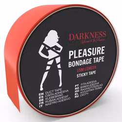 Darkness, sticky tape 15 m, röd