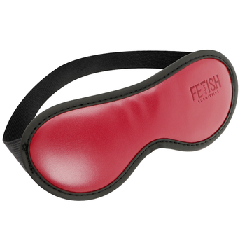 Fetish Submissive - Dark room, Mask vegan leather