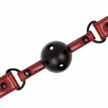 Fetish Submisive - Dark room, Breathable ball gag