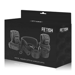 Fetish Submisive - Position master handcuffs and anklecuffs