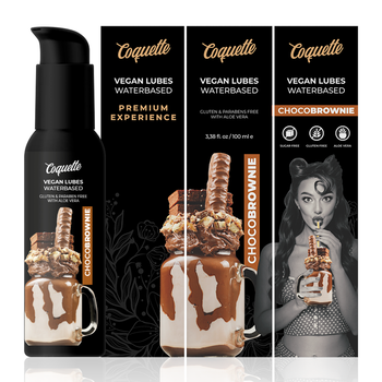 Coquette - Premium experience 100 ml vegan lubes, Chocobrownie