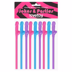 Willy straws, Tre olika färger, 9-pack