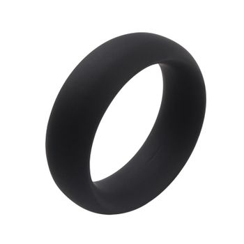 CHISA INFINITY SILICONE RING L BLACK