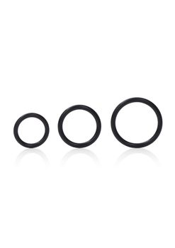 CalExotics - Silicone Support Rings, Black