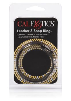 CalExotics - Leather 3-Snap Ring