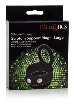 CalExotics - 3-Snap Scrotum Ring, Large