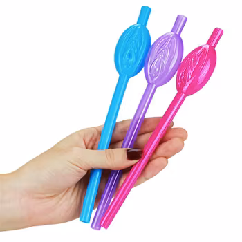 Pussy straws, Tre olika färger, 9-pack