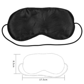 Blindfold Silver and Black