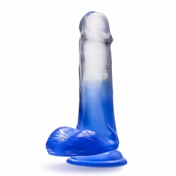 B Yours Stella Blue, 6,5 inch dildo, Blue