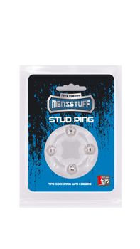 Menzstuff - Stud ring, Clear