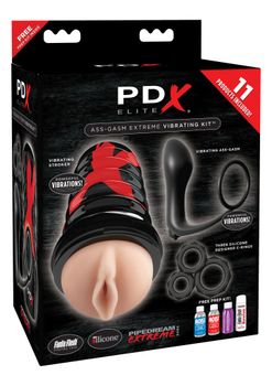 PDX Elite - Ass-Gasm Vibrating Kit
