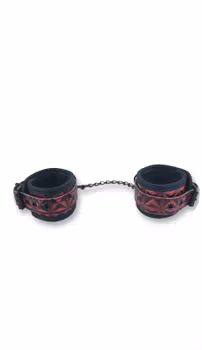 Back to Basics fetish passion - Ankle cuffs, Red