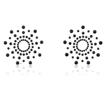 Festish addict - Snöflinga nipple covers, Black