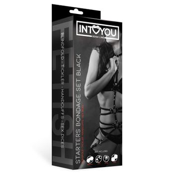 Intoyou - Starters Bondage Set 4 Pieces, Black