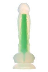 Radiant - Glow-in-the-dark dildo, Small, Green