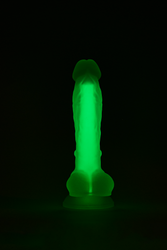 Radiant - Glow-in-the-dark dildo, Small, Green