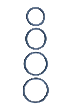 Sportsheets - Navy O ring 4-pack