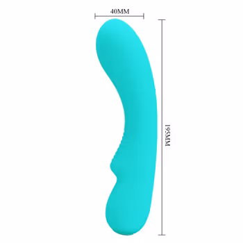 Prescott - Flexible Vibrator, Aqua green