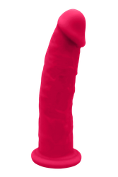Real Love - Dual density Thermo reactive Dildo 7,5 inch, Fuchsia