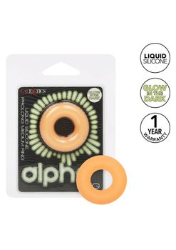 Alpha - Glow-In-The-Dark Liquid Silicone Prolong Medium Ring