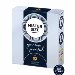 MISTER SIZE 53mm Condoms 3pcs