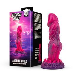 Mythical Mates - Another World Dildo Pink and Purple 22.4 cm - 8.8"