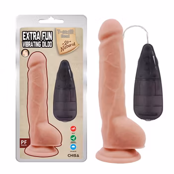 Realistic Vibrating Dildo Extra Fun 23,5 cm, 9.2"