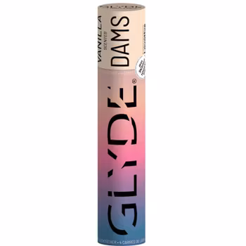 Sheer Glyde Dam, 4-pack, Vanilla
