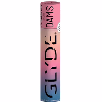 Sheer Glyde Dam, 4-pack, Strawberry