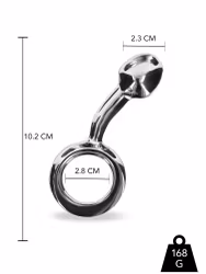 Playhouse Steel Pleasure - Fine Stimulation Plug, Small