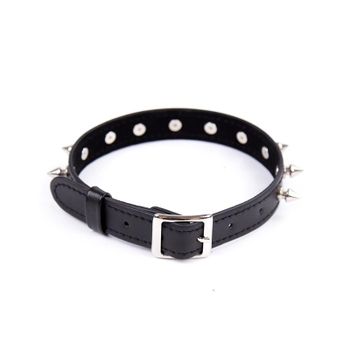 Latetobed - Collar with Spikes Adjustable, Black