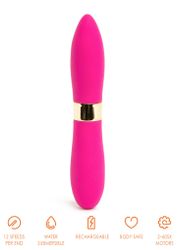 Nu Sensuelle - Silicone 60SX AMP Deux Double-Ended Bullet, Magenta