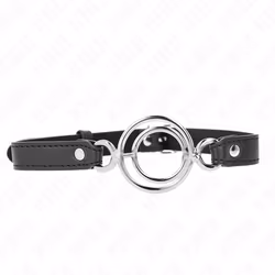 Kink - Gag with multiple o-rings, Svart