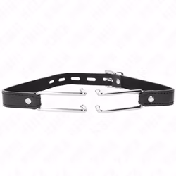 Kink - Metal hook-gag, Svart