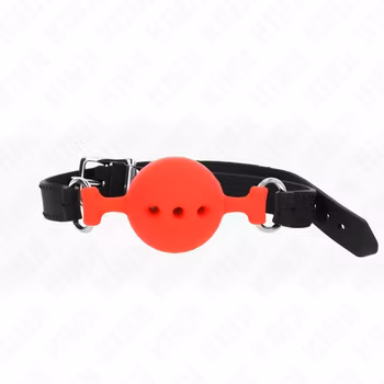 Kink - Silicone Breathable Ball Gag 4,4 cm Size M, Röd
