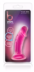 B yours - Sweet N Small 4 Inch Dildo, Pink