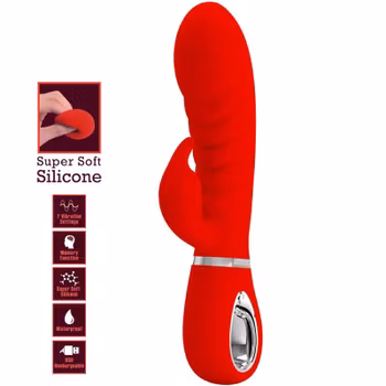 Prescott - Rabbit Vibrator, Red