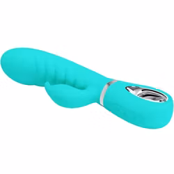 Prescott - Rabbit Vibrator, Aqua green