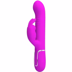 Pretty Love - Coale rabbit vibrator pearls, Violet