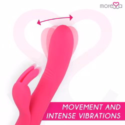 Moressa - Ethan, Waving rabbit vibrator, Pink