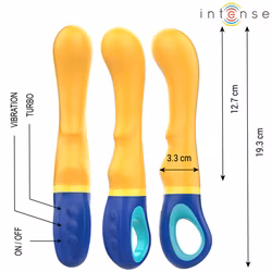 Intense - Shaggy, G-spot vibrator, Yellow