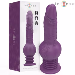 Intense - Tatum, Multifunctional vibrator with up and down motion, Purple