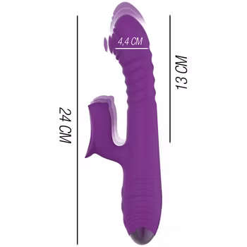 Intense - Iggy, Multifunction rabbit vibrator, Purple